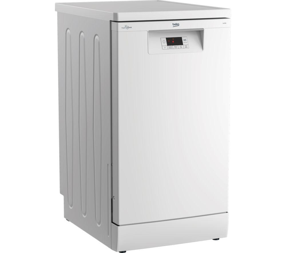 BEKO Pro BDFS16030W Slimline Dishwasher - White image number 2 of 5