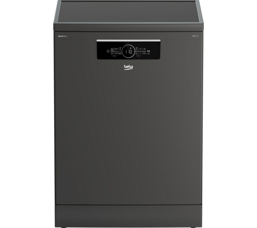 Beko BDFN36550PFG Full-size WiFi-enabled Dishwasher - Graphite