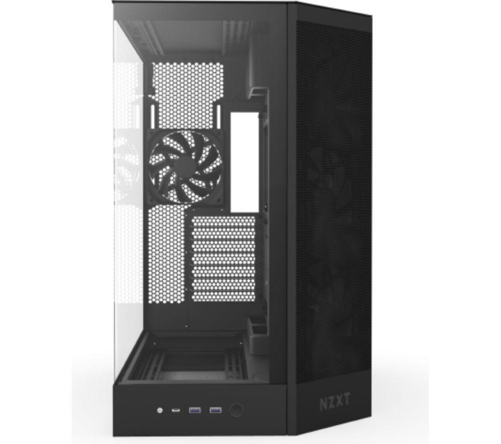 NZXT H9 FLOW ATX Mid-Tower PC Case - Black image number 2 of 4