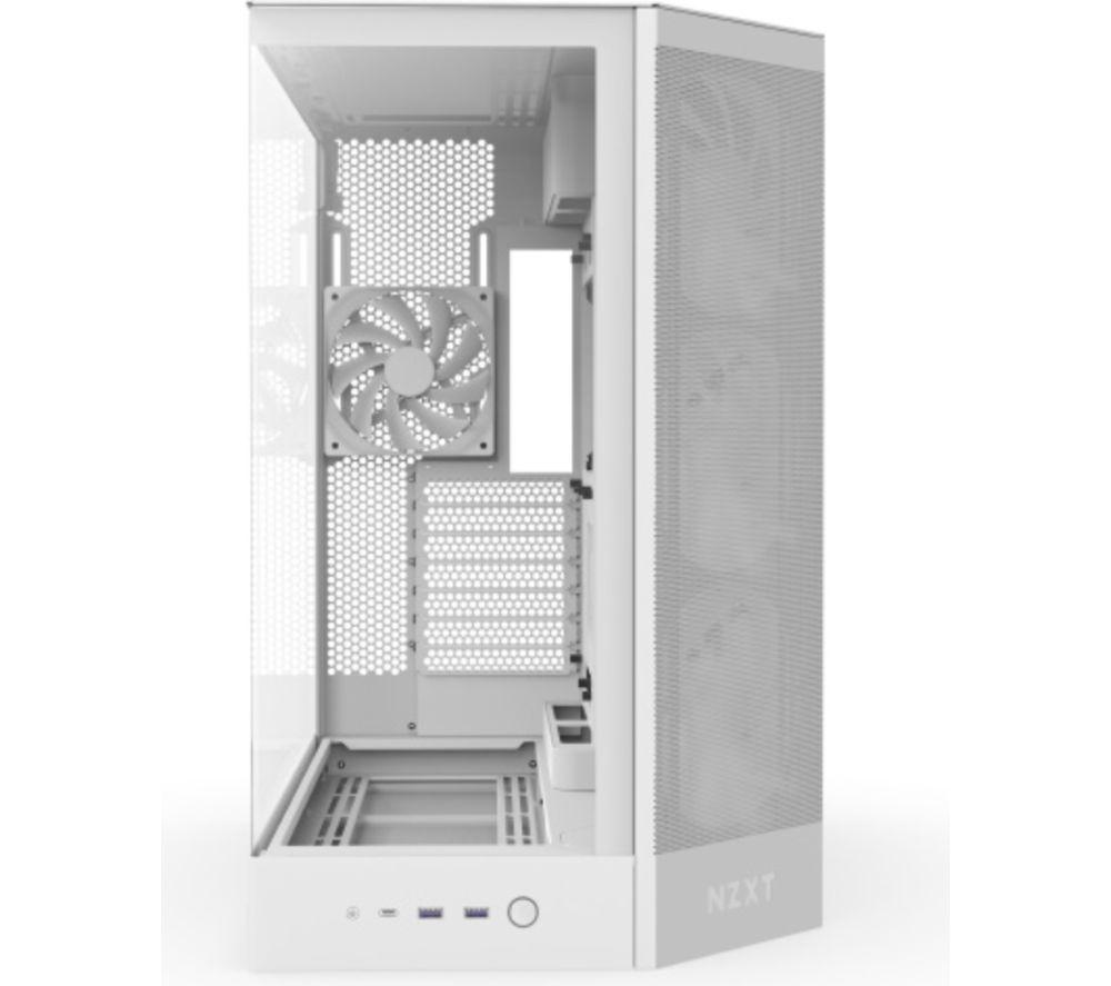 NZXT H9 FLOW RGB ATX Mid-Tower PC Case - White image number 4 of 4
