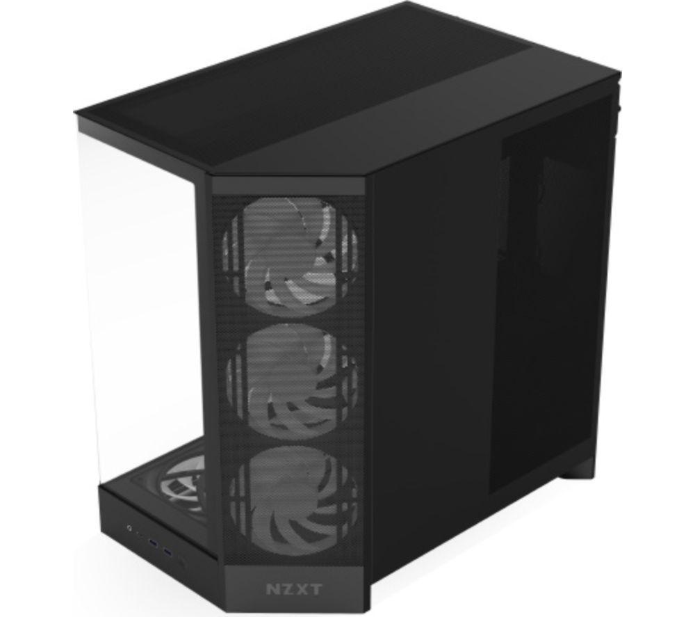 NZXT H9 Flow RGB+ ATX Mid-Tower PC Case - Black image number 4 of 4
