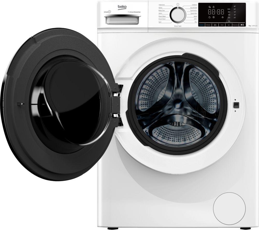 BEKO BW1O3721W 7 kg 1200 Spin Washing Machine - White image number 4 of 4