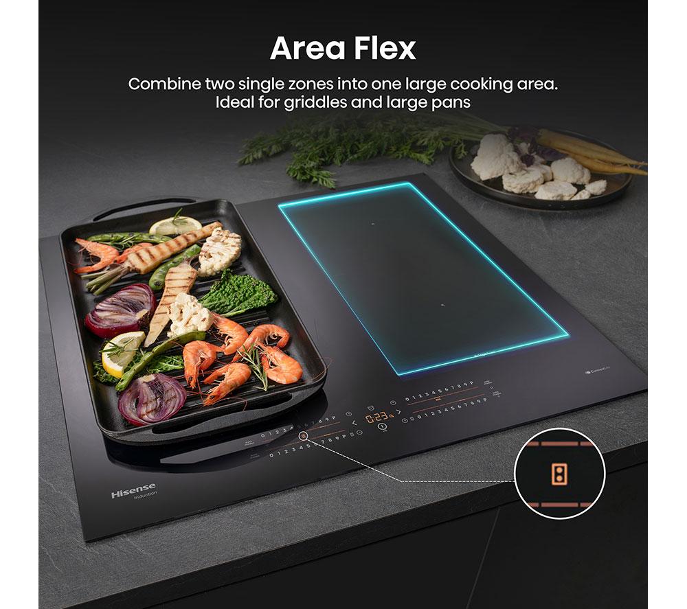 HISENSE Hi6 HI6442BSCWF 60 cm Electric Induction Hob - Black image number 7 of 24