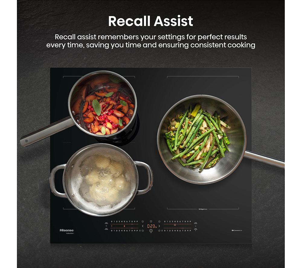 HISENSE Hi6 HI6442BSCWF 60 cm Electric Induction Hob - Black image number 9 of 24