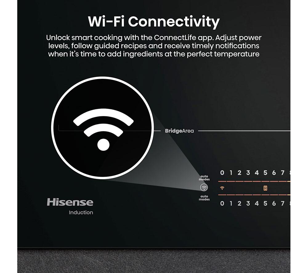 HISENSE Hi6 HI6442BSCWF 60 cm Electric Induction Hob - Black image number 16 of 24