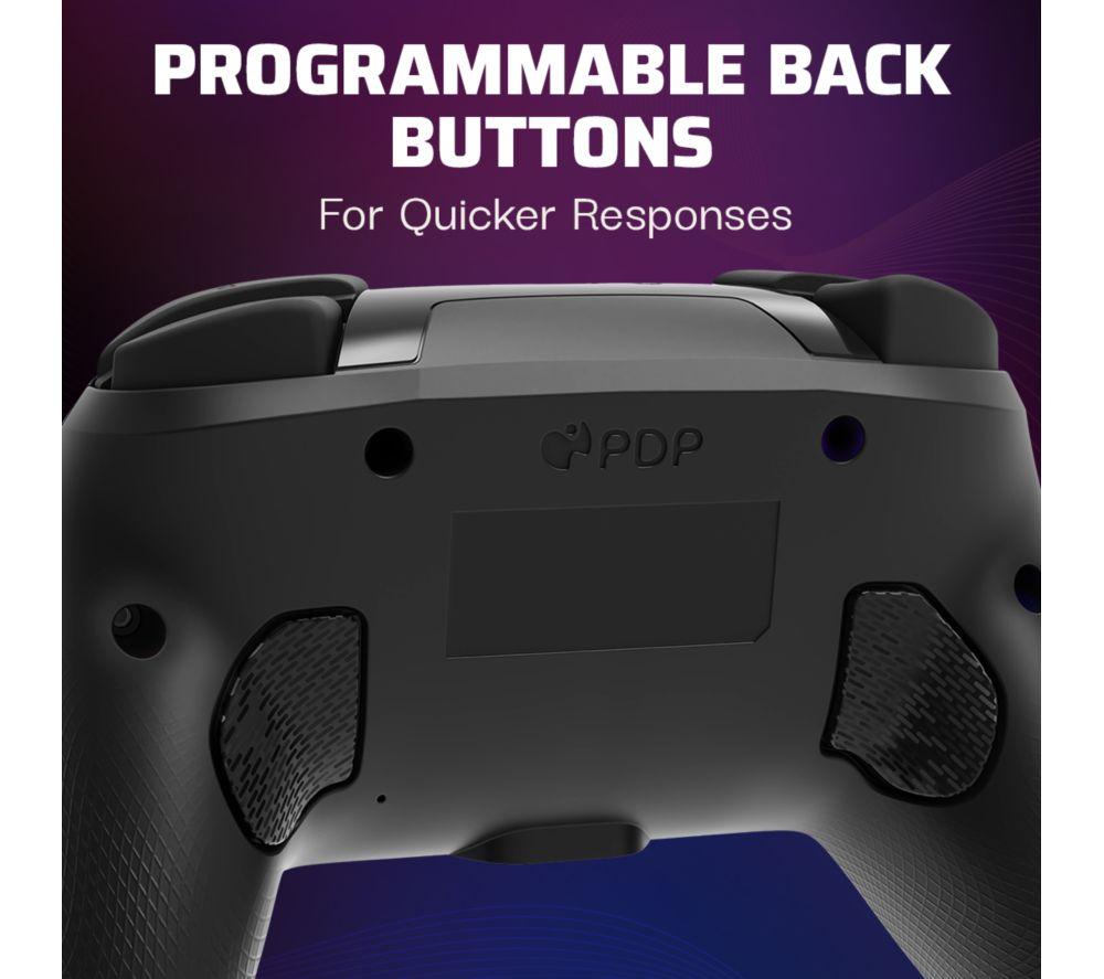 PDP Afterglow Wave Wireless Controller for Nintendo Switch - Black image number 5 of 15