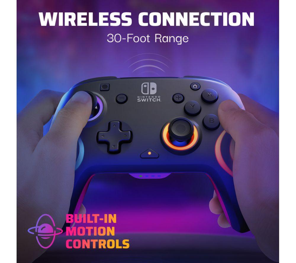 PDP Afterglow Wave Wireless Controller for Nintendo Switch - Black image number 8 of 15