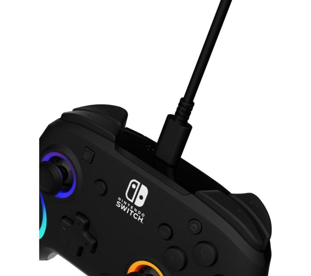 PDP Afterglow Wave Wireless Controller for Nintendo Switch - Black image number 14 of 15