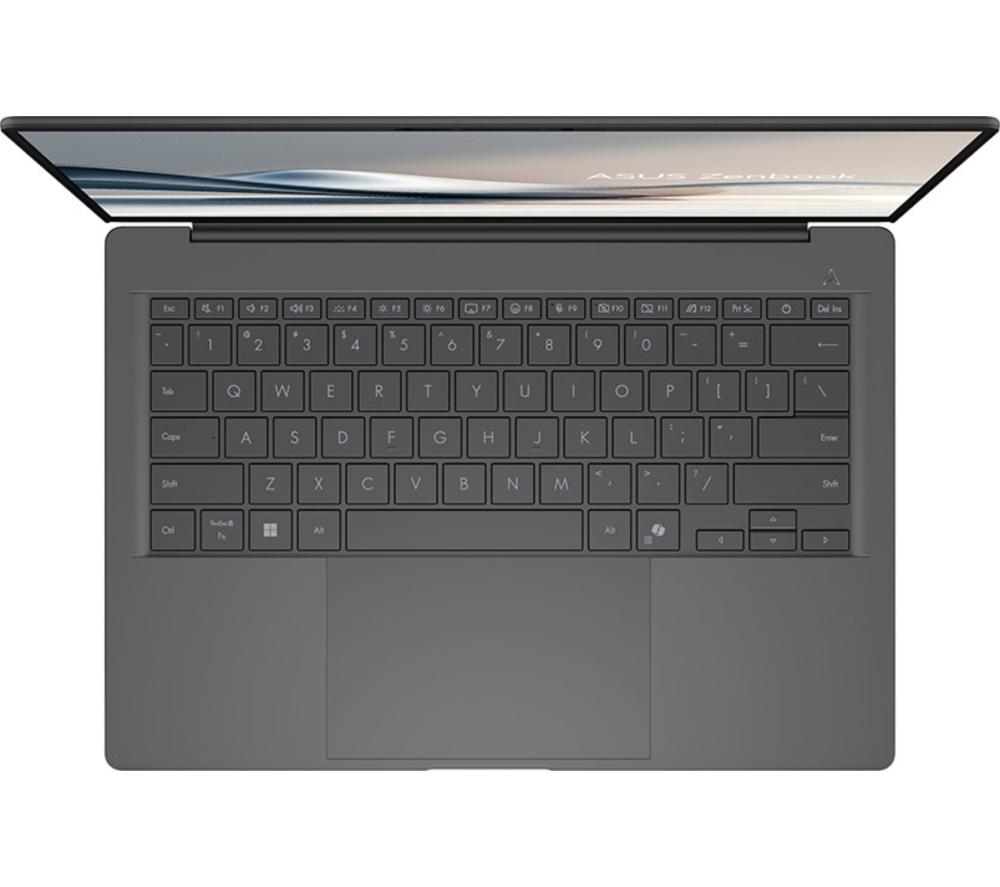 ASUS Zenbook A14 UX3407QA 14" Laptop, Copilot+ PC &ndash; Snapdragon X Plus, 1 TB SSD, Iceland Grey image number 5 of 14