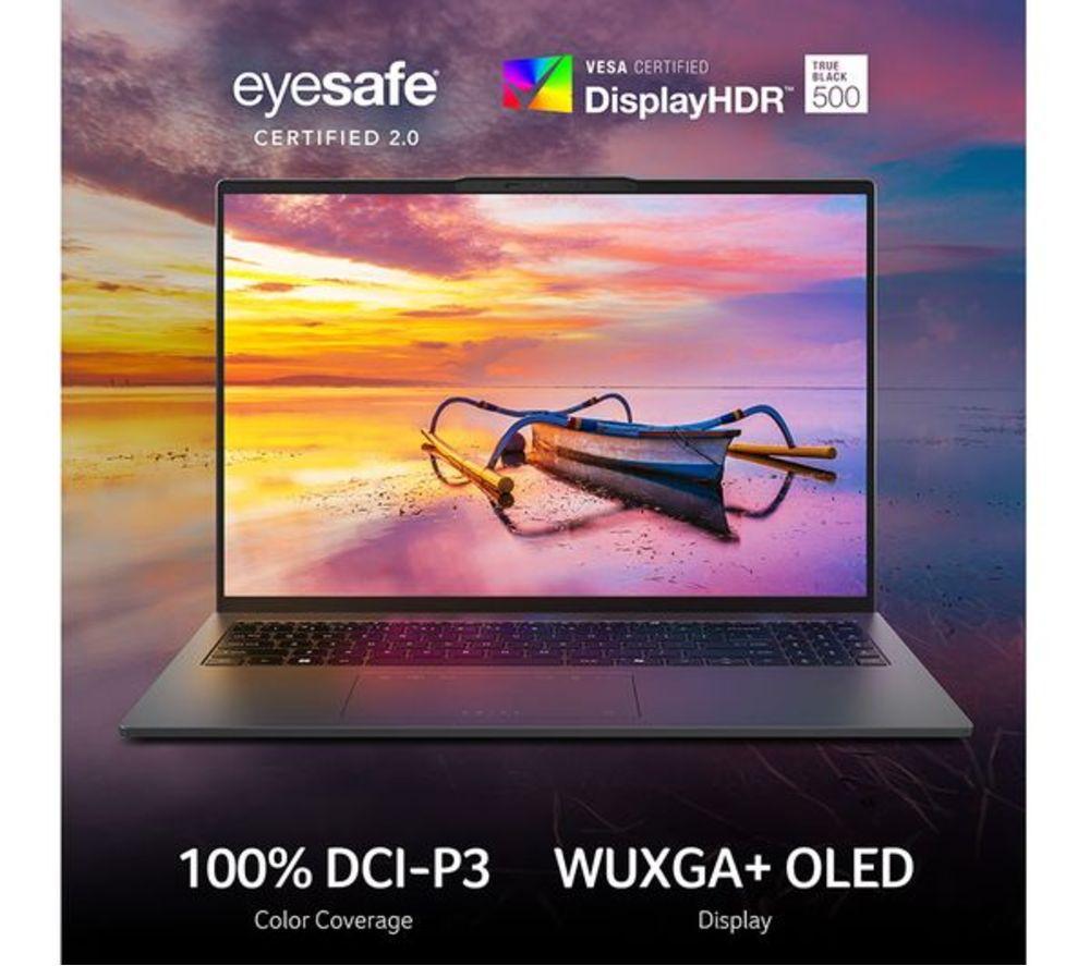 ACER Swift Go 16 OLED 16" Refurbished Laptop - Intel&reg; Core&trade; Ultra 5, 512 GB SSD, Grey (Very Good Condition) image number 3 of 7
