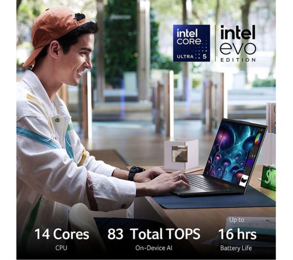 ACER Swift Go 16 OLED 16" Refurbished Laptop - Intel&reg; Core&trade; Ultra 5, 512 GB SSD, Grey (Very Good Condition) image number 4 of 7