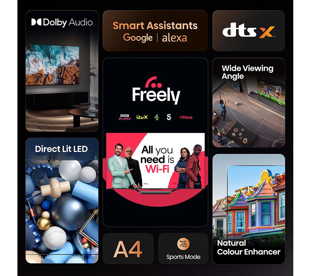 HISENSE A4Q 40" LED Full HD HDR Smart TV with Freely - 40A4QTUK image number 3 of 14