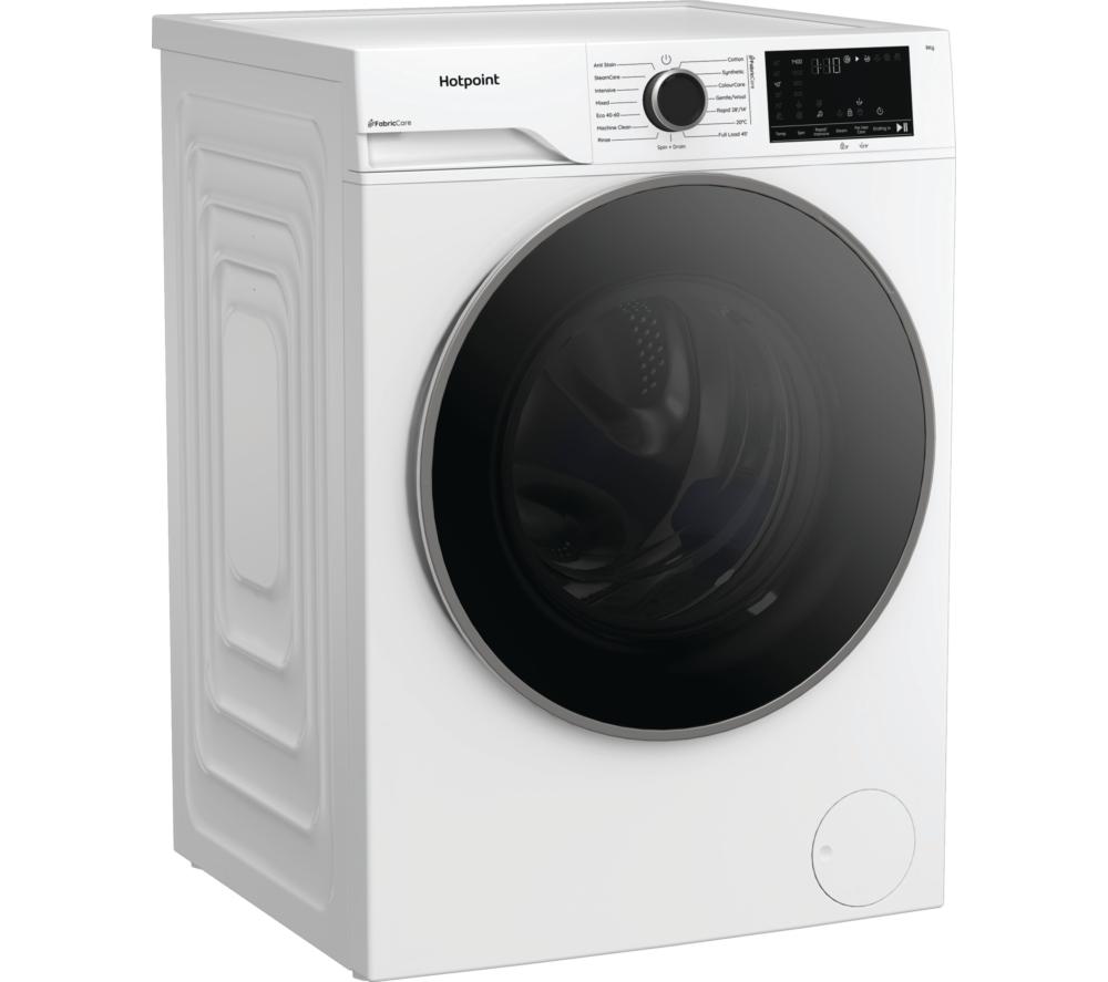 HOTPOINT FabricCare HBCA 93 CARE UK 9 kg 1400 Spin Washing Machine - White image number 2 of 14