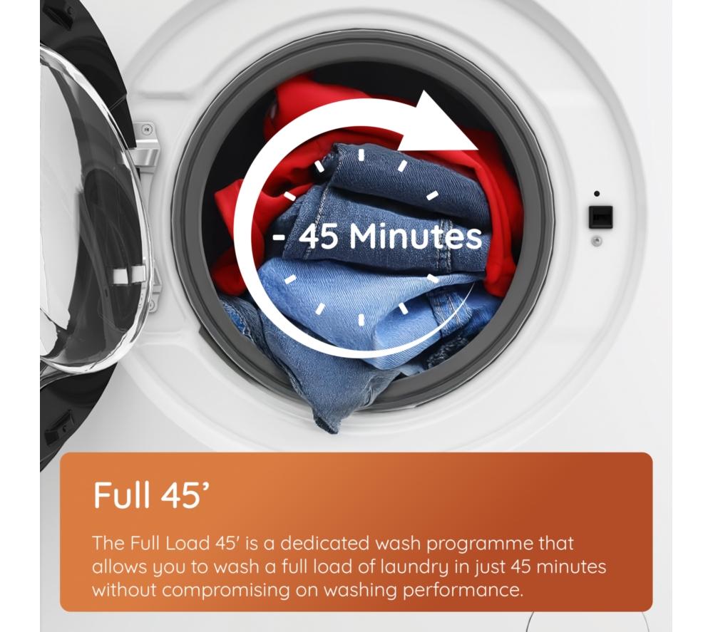 HOTPOINT FabricCare HBCA 93 CARE UK 9 kg 1400 Spin Washing Machine - White image number 11 of 14