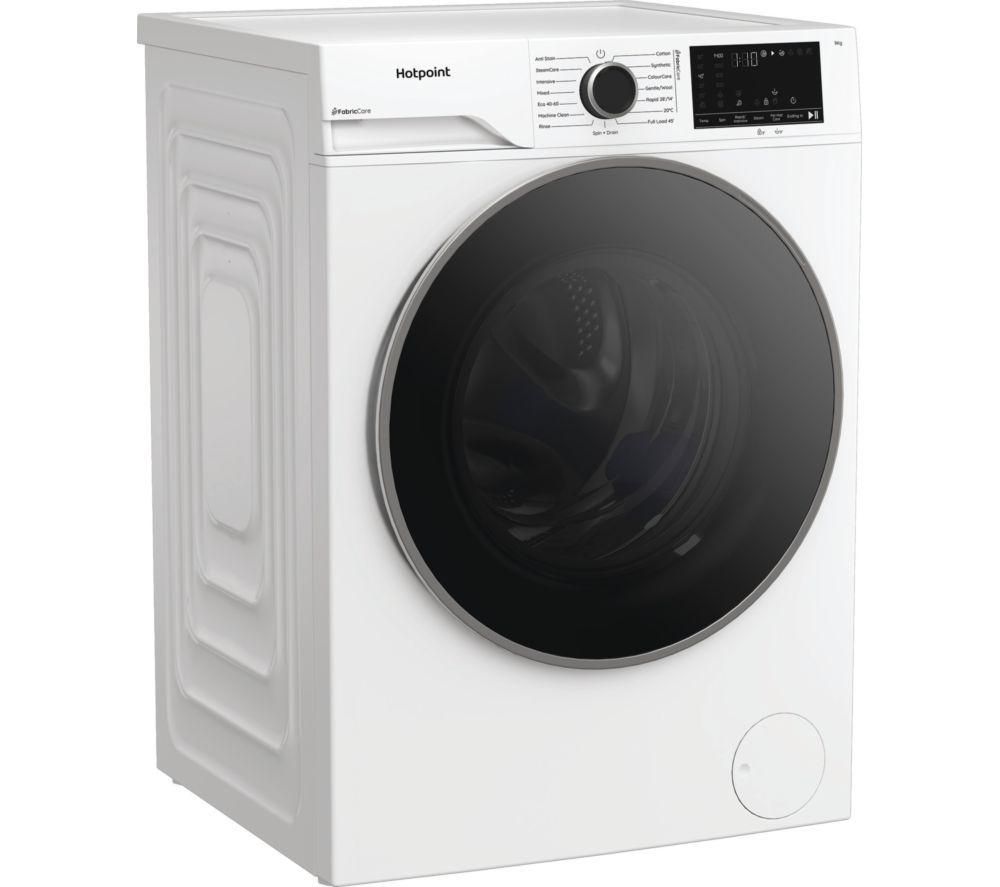 HOTPOINT FabricCare HBCA 93 CARE UK 9 kg 1400 Spin Washing Machine - White image number 15 of 24