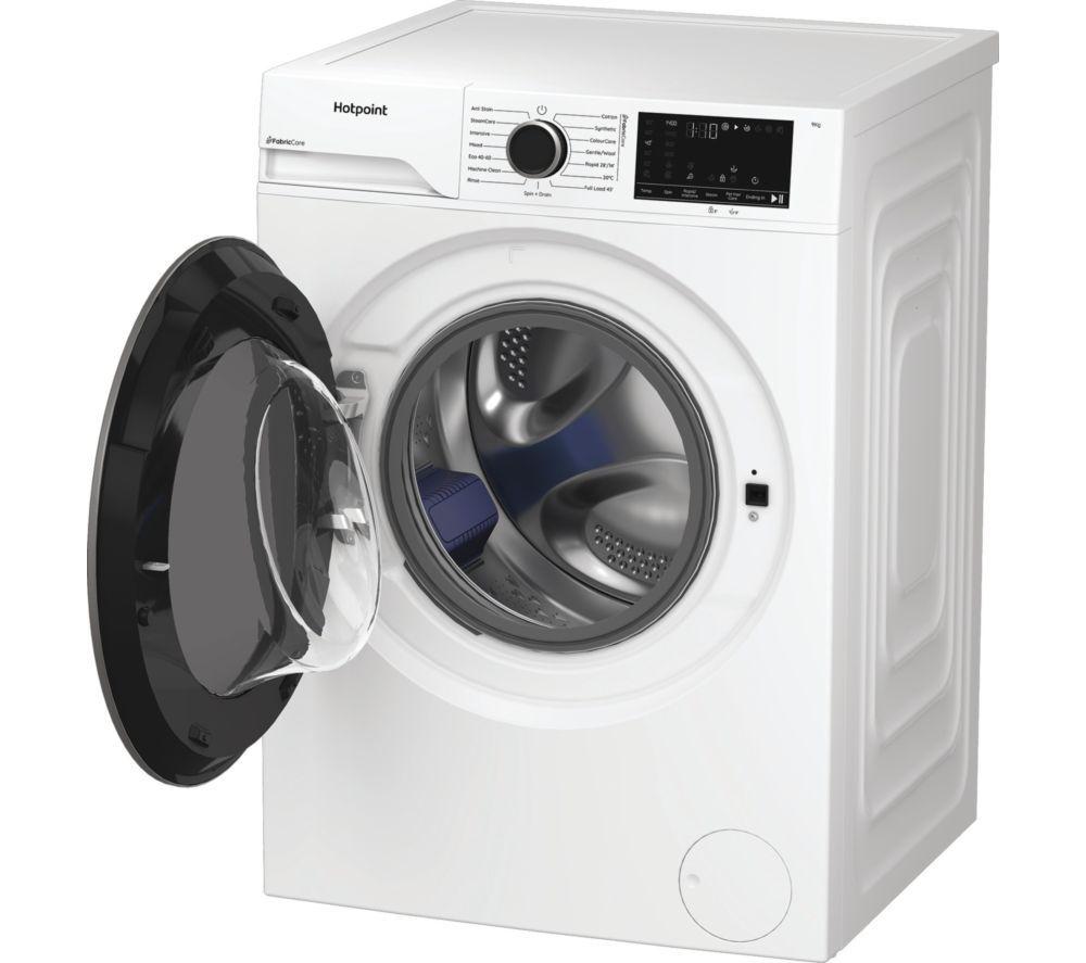 HOTPOINT FabricCare HBCA 93 CARE UK 9 kg 1400 Spin Washing Machine - White image number 16 of 24