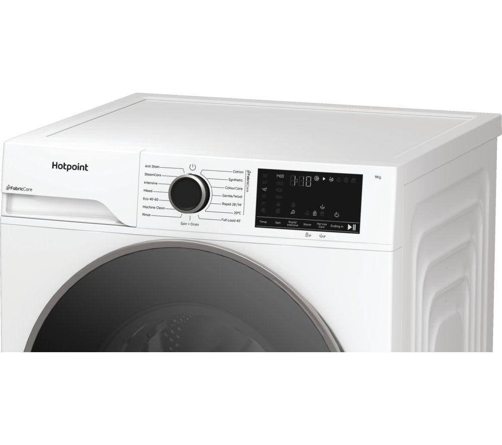 HOTPOINT FabricCare HBCA 93 CARE UK 9 kg 1400 Spin Washing Machine - White image number 17 of 24