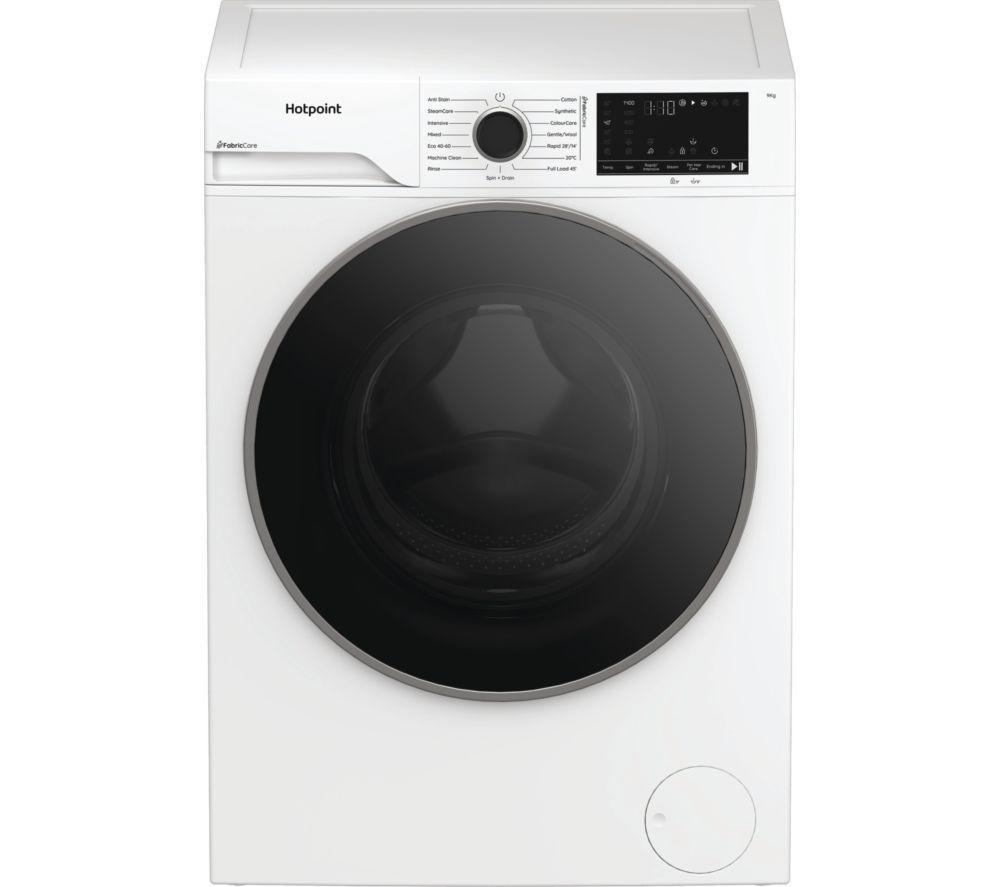 HOTPOINT FabricCare HBCA 93 CARE UK 9 kg 1400 Spin Washing Machine - White image number 20 of 24