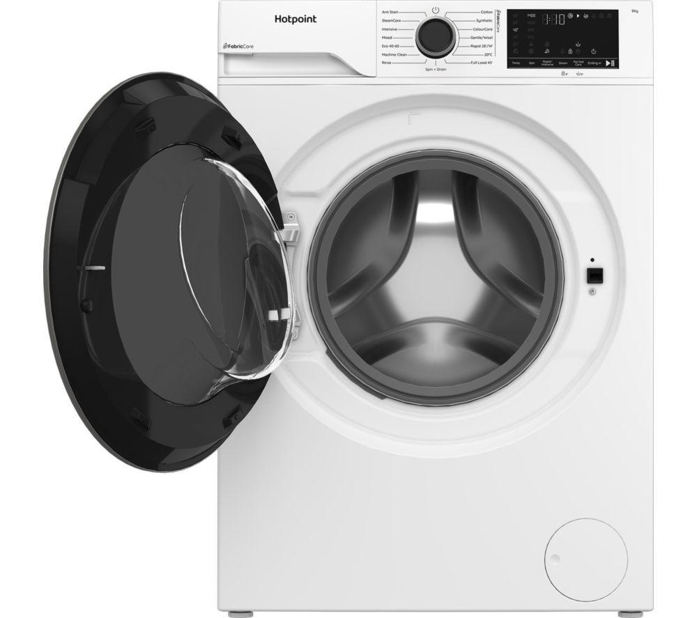 HOTPOINT FabricCare HBCA 93 CARE UK 9 kg 1400 Spin Washing Machine - White image number 24 of 24