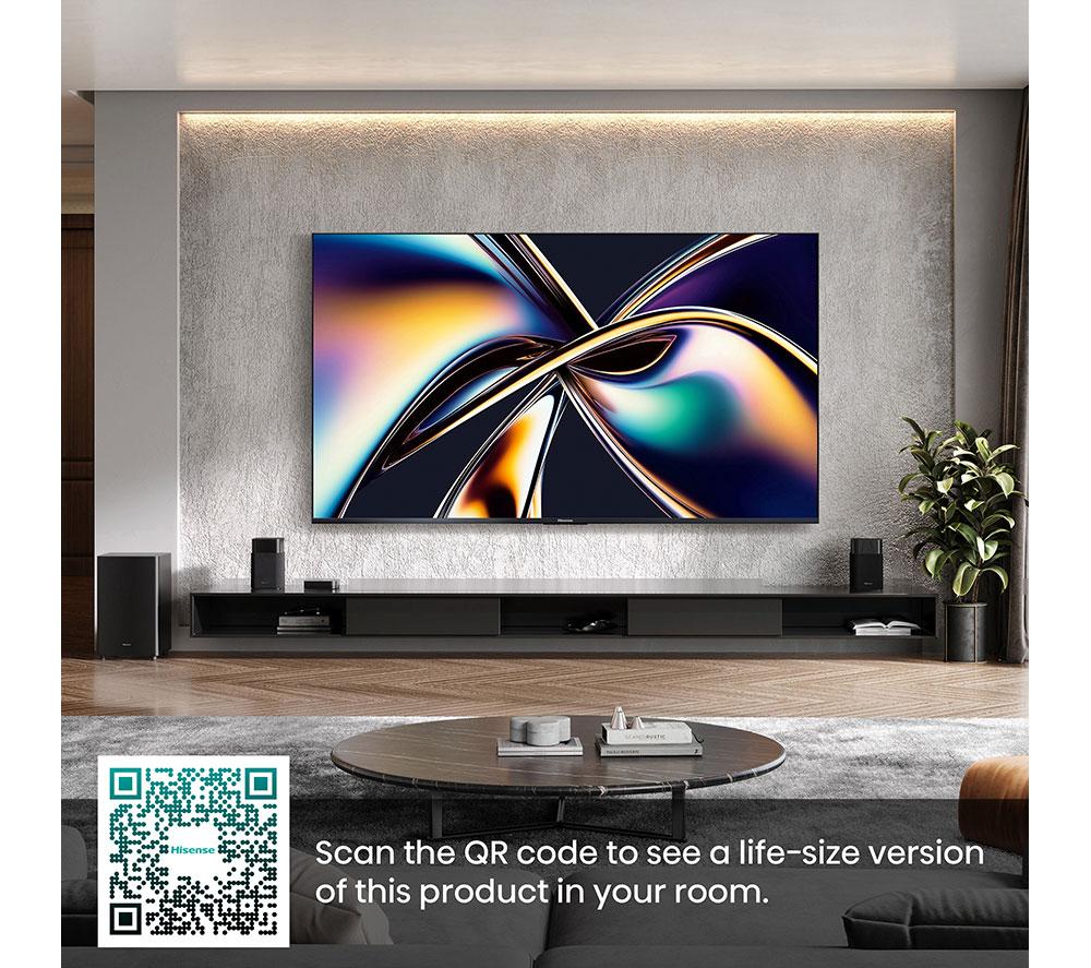 HISENSE U8Q 85" Mini LED 4K 165Hz Smart AI TV with Freely - 85U8QTUK image number 13 of 16