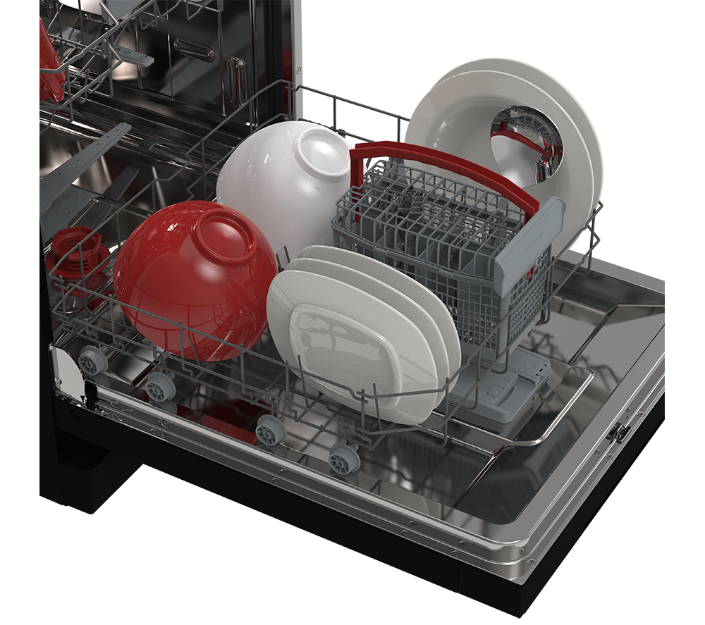 SHARP QW-NA1FF47D3M2-EN Full-size Dishwasher - Matte Black image number 13 of 13