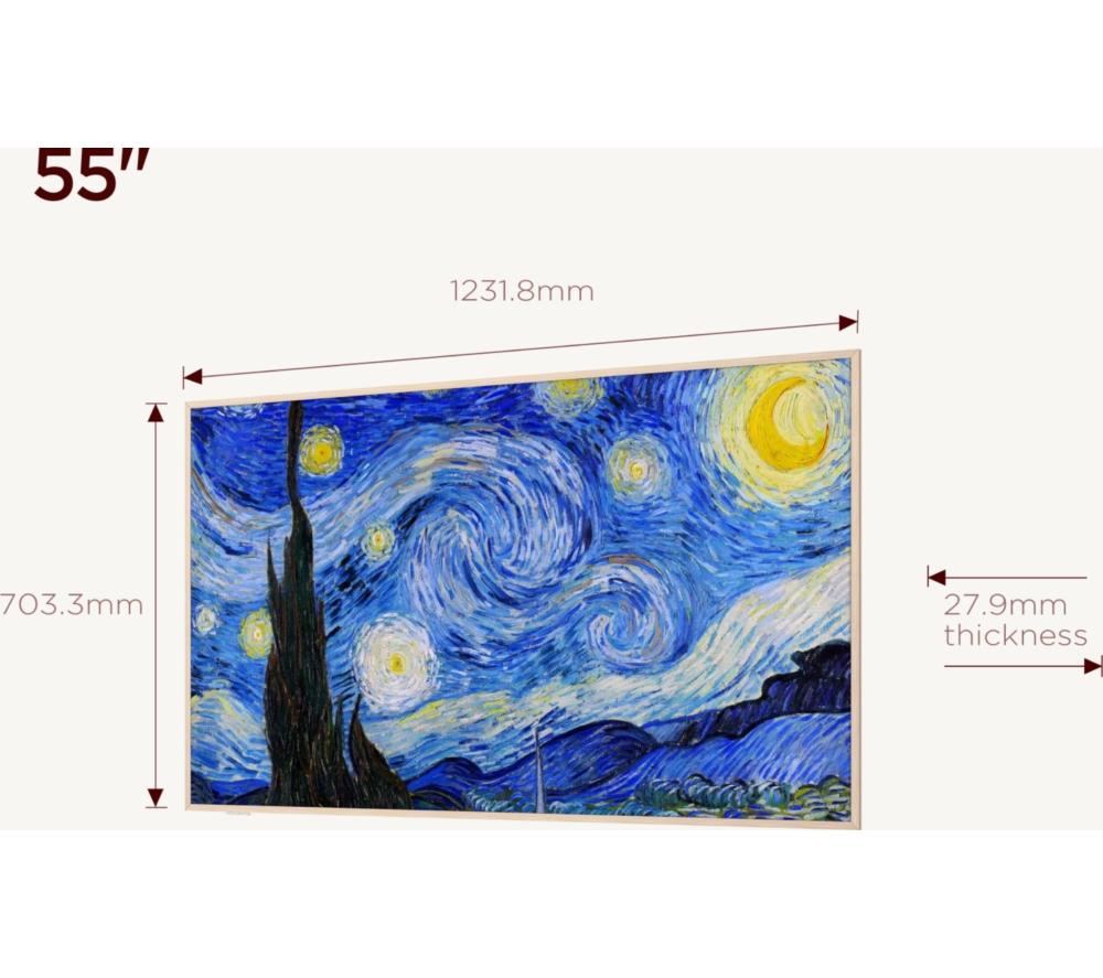 TCL NXTVISION A300W 55" QLED 4K HDR Smart Google TV - 55A300W-UK image number 2 of 13