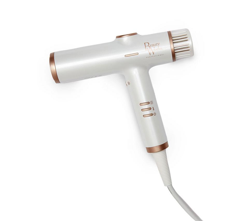 BEAUTY WORKS Aeris Hair Dryer - Gold & White