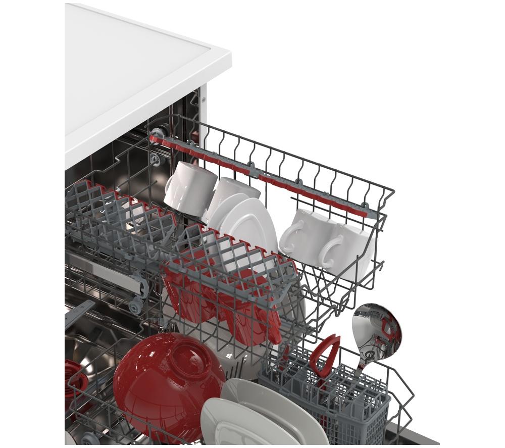 SHARP QW-NS1EF49E0W-EN Slimline Dishwasher - White image number 9 of 10