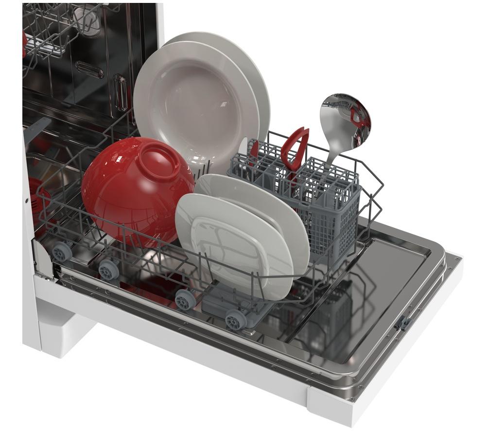 SHARP QW-NS1EF49E0W-EN Slimline Dishwasher - White image number 10 of 10