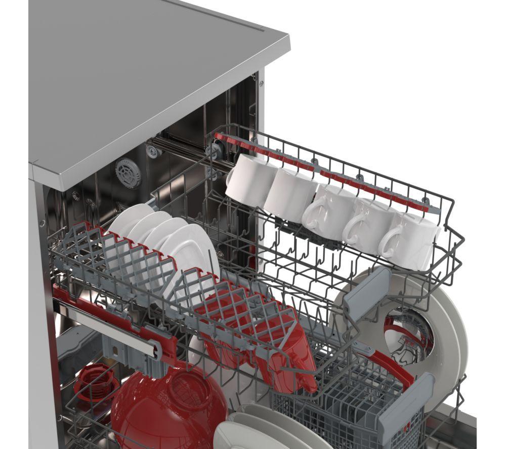 SHARP QW-NA1FF47D3S2-EN Full-size Dishwasher - Dark Silver image number 10 of 10