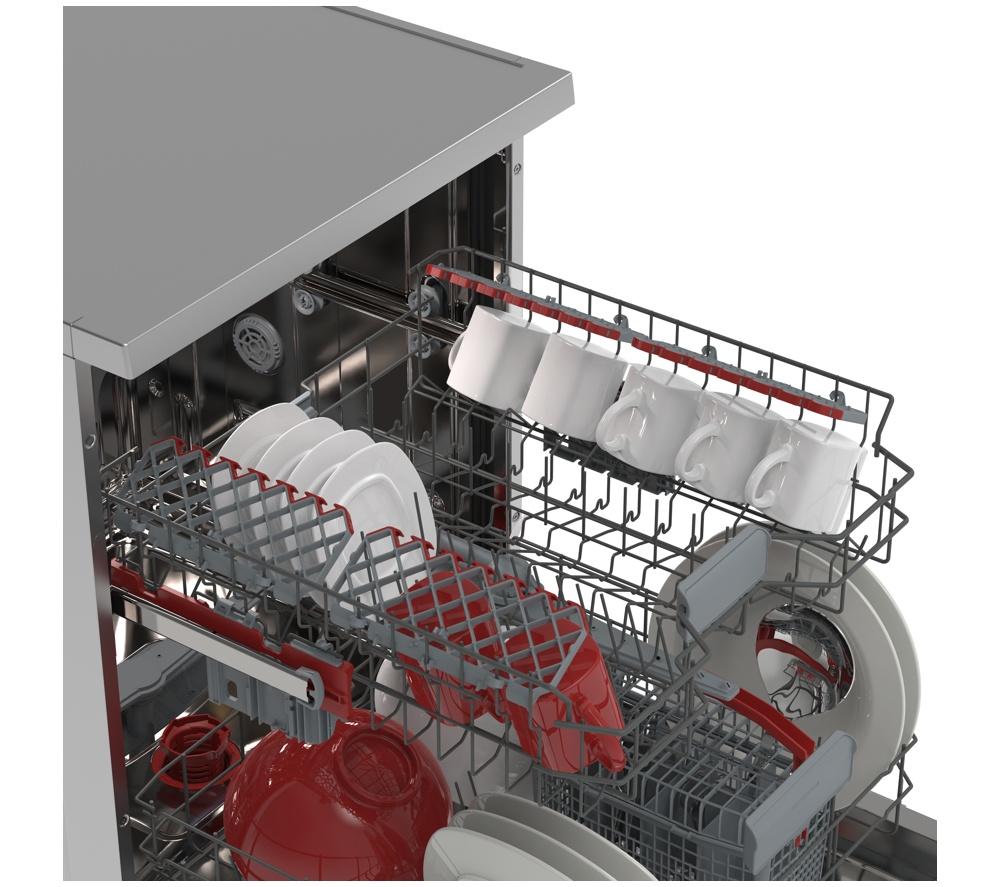 SHARP QW-NA1FF47D3S2-EN Full-size Dishwasher - Dark Silver image number 11 of 12