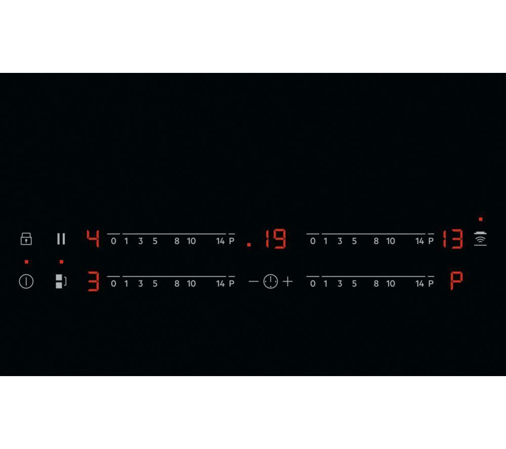 AEG 6000 Bridge TO64IB00FB 60 cm Electric Induction Hob - Black, Black