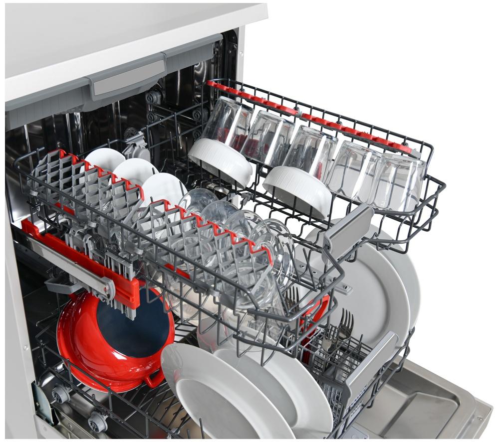 SHARP QW-NA1FF45D6W-EN Full-size Dishwasher - White image number 12 of 12