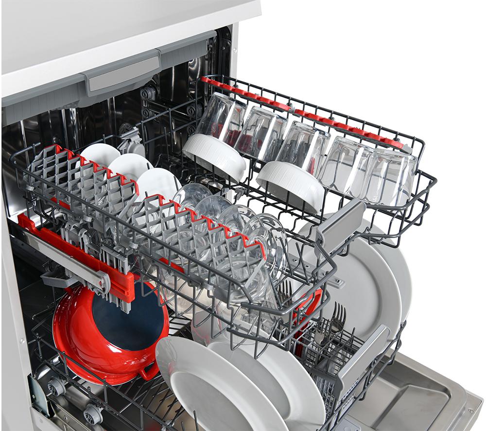 SHARP QW-NA1FF45D6W-EN Full-size Dishwasher - White image number 15 of 15