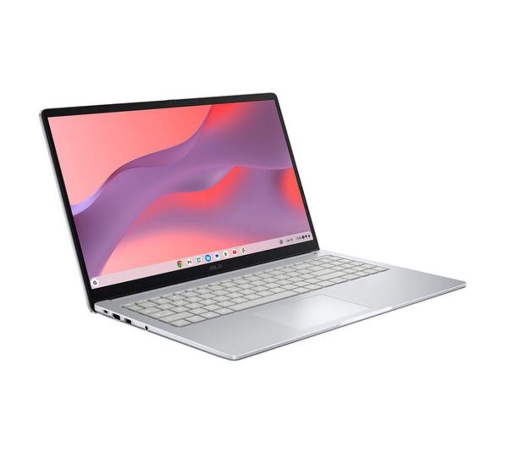 ASUS CX15 15.6" Refurbished Chromebook Plus - Intel&reg; Core&trade; 3, 128 GB eMMC, Grey (Very Good Condition) image number 5 of 19