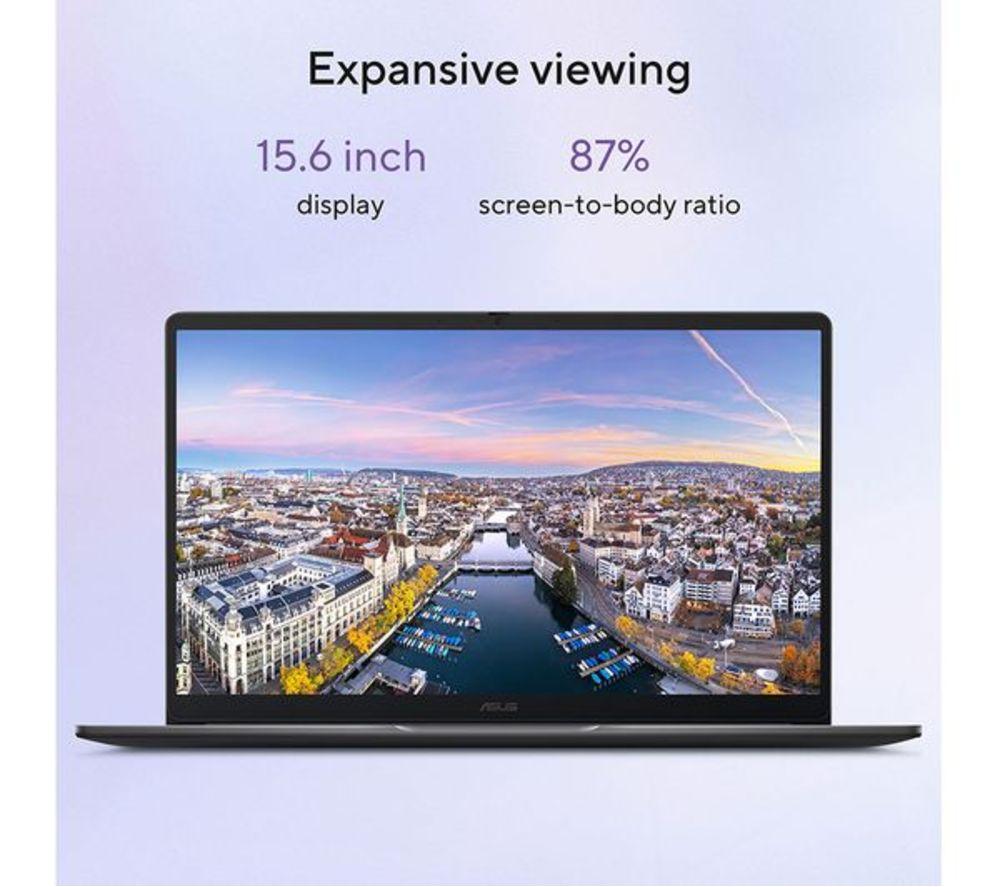 ASUS CX15 15.6" Refurbished Chromebook Plus - Intel&reg; Core&trade; 3, 128 GB eMMC, Grey (Very Good Condition) image number 18 of 19