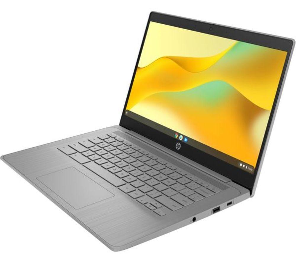 HP 14a-ne1500sa 14" Refurbished Chromebook - Intel&reg; Celeron&reg;, 64 GB eMMC, Grey (Excellent Condition) image number 4 of 4
