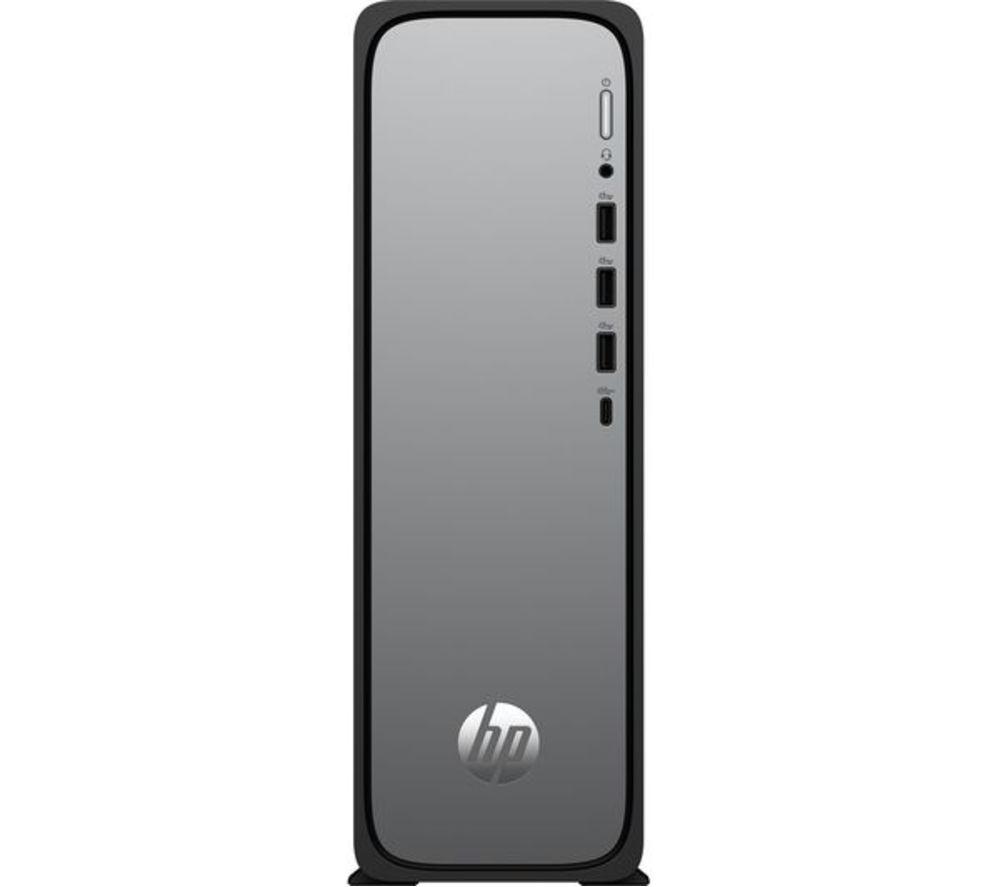 HP OmniDesk Slim S03-0004na Refurbished Desktop PC - Intel&reg; Core&trade; i3, 256 GB SSD, Black (Very Good Condition) image number 2 of 3
