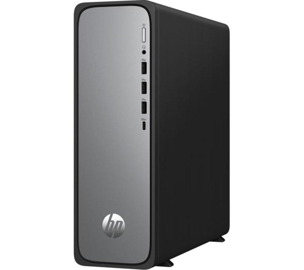 HP OmniDesk Slim S03-0004na Refurbished Desktop PC - Intel&reg; Core&trade; i3, 256 GB SSD, Black (Very Good Condition) image number 3 of 3