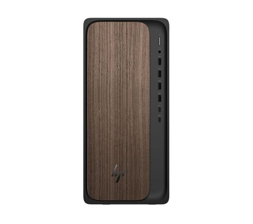 HP OmniDesk M03-0000na AI Refurbished Desktop PC - Intel&reg; Core&trade; Ultra 7, 1 TB SSD, Dark Wood (Very Good Condition) image number 12 of 19