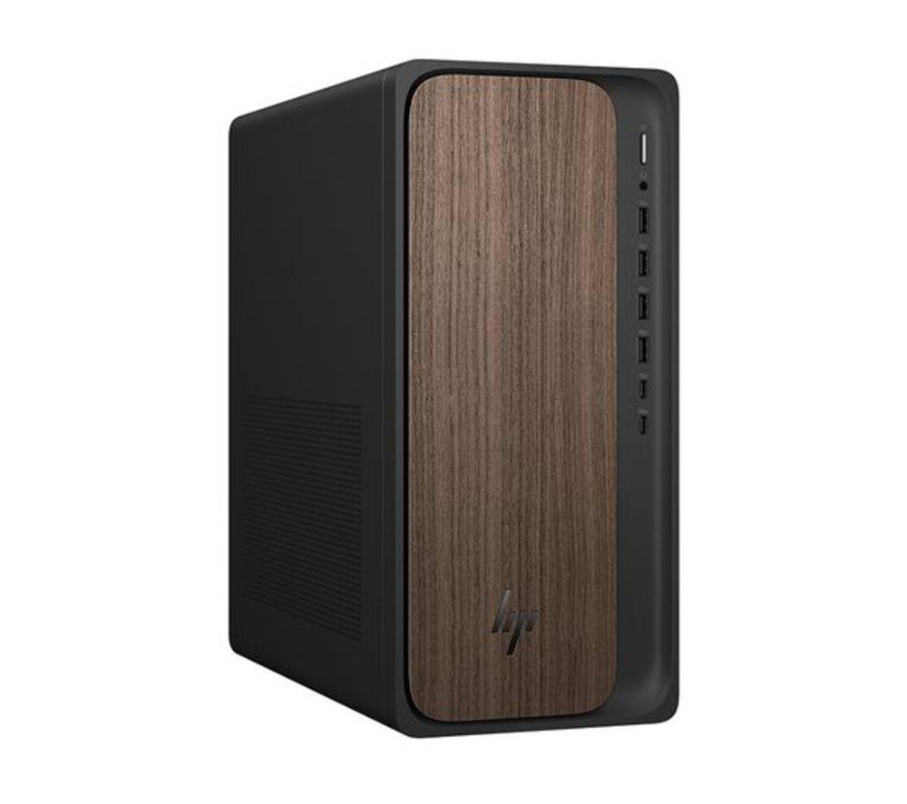 HP OmniDesk M03-0000na AI Refurbished Desktop PC - Intel&reg; Core&trade; Ultra 7, 1 TB SSD, Dark Wood (Very Good Condition) image number 13 of 19