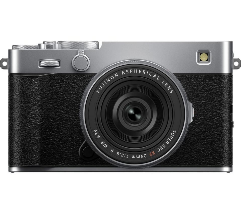 FUJIFILM X-E5 Mirrorless Camera with FUJINON XF 23 mm f/2.8 R WR Lens - Silver