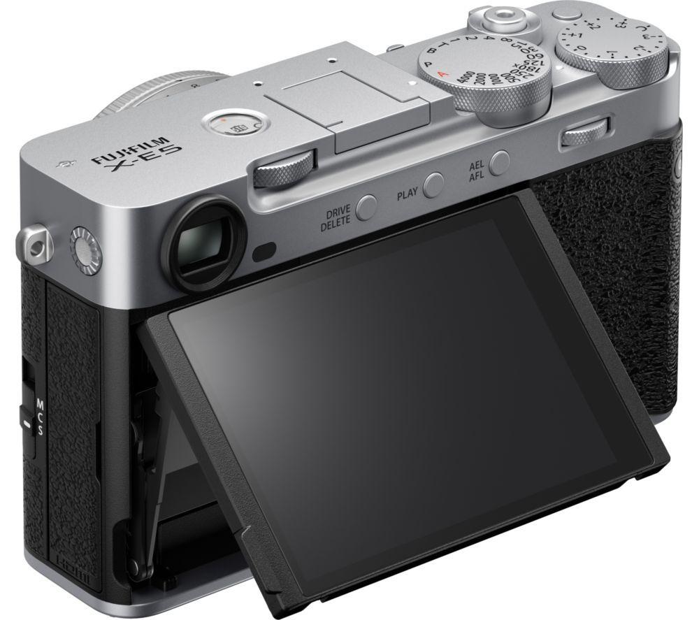 FUJIFILM X-E5 Mirrorless Camera with FUJINON XF 23 mm f/2.8 R WR Lens - Silver image number 4 of 8