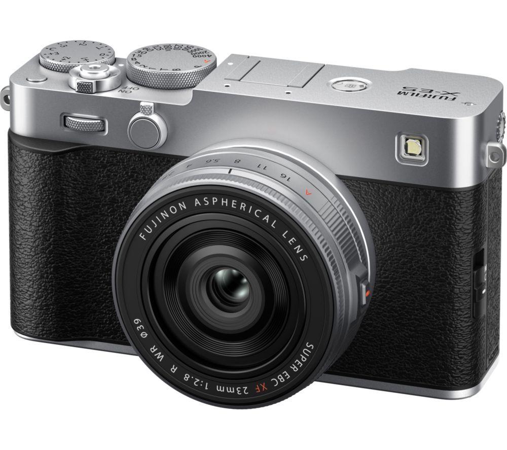 FUJIFILM X-E5 Mirrorless Camera with FUJINON XF 23 mm f/2.8 R WR Lens - Silver image number 8 of 8
