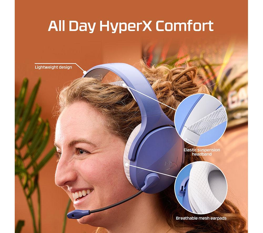 HYPERX Cloud Jet Wireless Gaming Headset - Light Blue image number 4 of 9