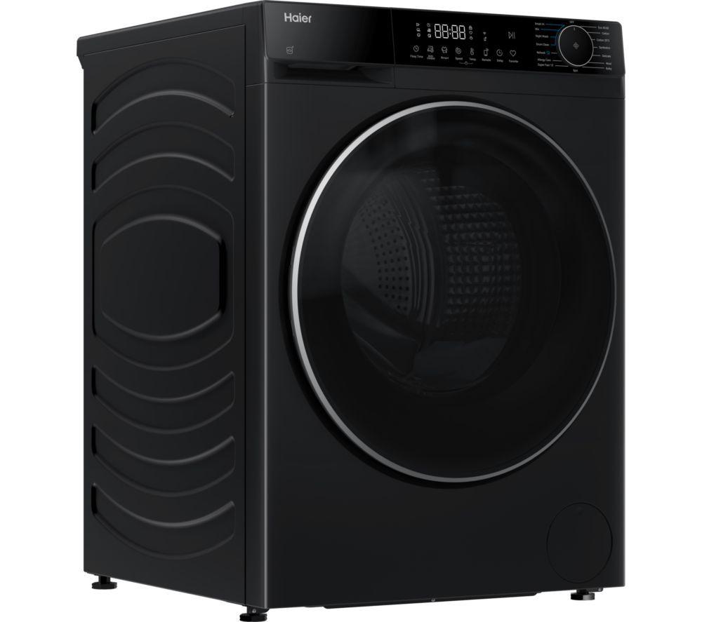 HAIER X Series 5 HW100-B14357BUUK WiFi-enabled 10 kg 1400 Spin Washing Machine - Black image number 2 of 17