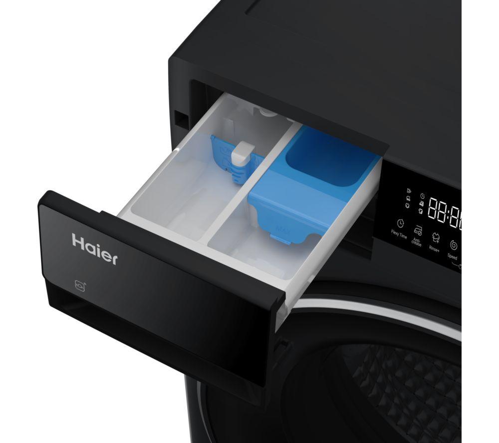 HAIER X Series 5 HW100-B14357BUUK WiFi-enabled 10 kg 1400 Spin Washing Machine - Black image number 4 of 17