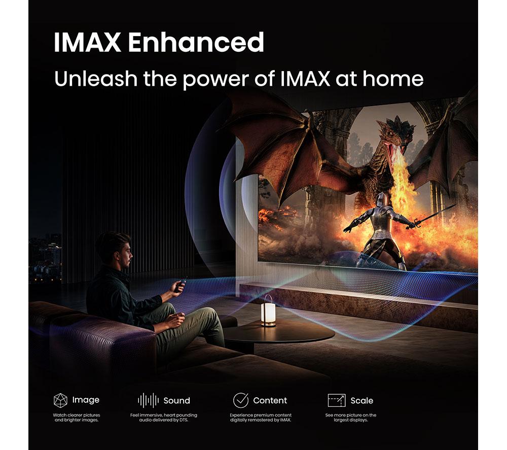HISENSE A85Q 65" OLED 4K Smart AI TV with Freely - 65A85QTUK image number 9 of 18
