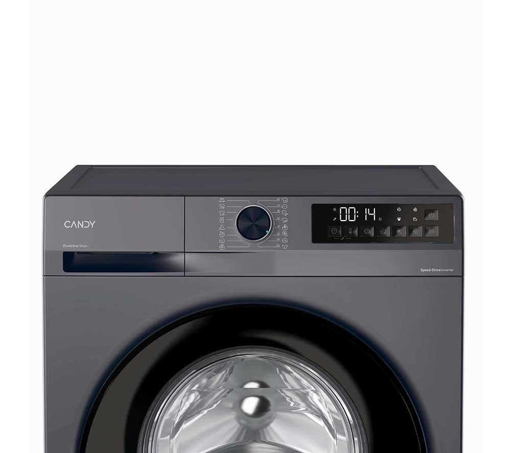 CANDY Quick Pro GD 410B8G-80 10 kg 1400 Spin Washing Machine - Graphite image number 9 of 10