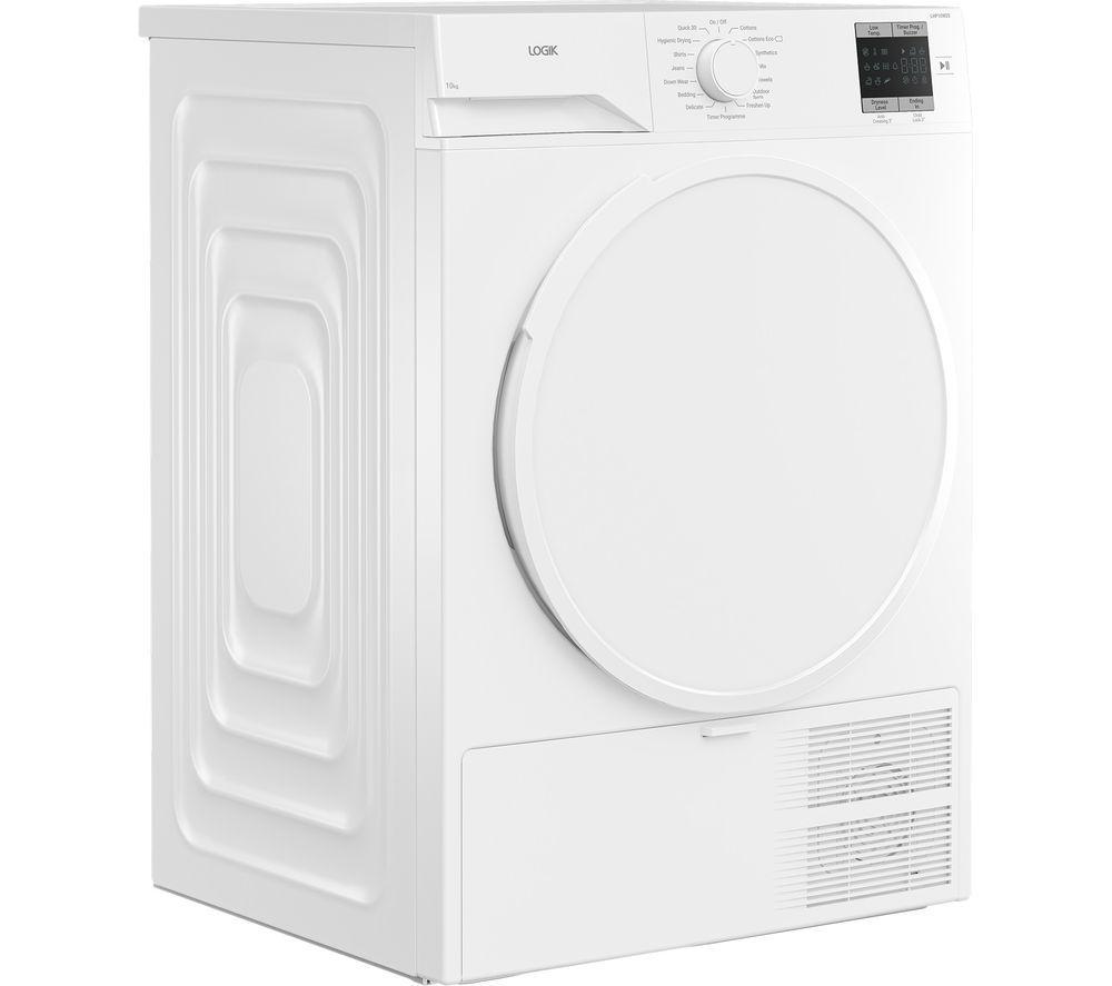 LOGIK LHP10W25R 10 kg Heat Pump Tumble Dryer - White image number 2 of 6